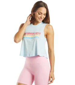 Spiritual Gangster Summer Love Crop Tank Sky -Yoga Alliance 6560080756779 sky 5a