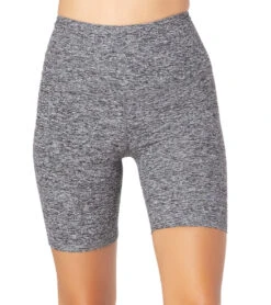 Beyond Yoga Spacedye High Waisted Biker Yoga Shorts Black White -Yoga Alliance 6568907374635 blackwhite