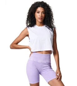 NUX Ella Organic Tank White -Yoga Alliance 6570914086955 white