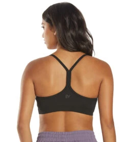 Everyday Yoga Delight Solid Racer Back Sports Bra Black -Yoga Alliance 6578001444907 black