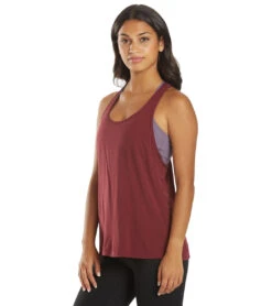 Everyday Yoga Motion Solid Racer Back Layering Tank Zinfandel 10 Everyday Yoga Motion Solid Racer Back Layering Tank Zinfandel -Yoga Alliance 6579432718379 zinfandel 5a