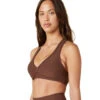 Beyond Yoga Spacedye Lift Your Spirits Yoga Sports Bra Mahogany Brown Heather -Yoga Alliance 6582211248171 mahoganybrownheather 2a