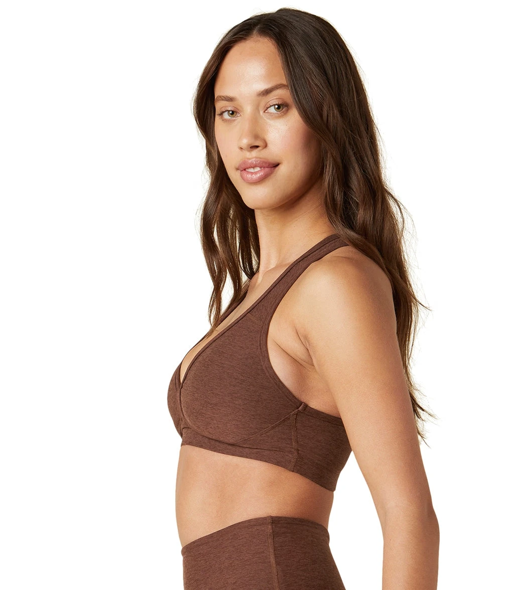 Beyond Yoga Spacedye Lift Your Spirits Yoga Sports Bra Mahogany Brown Heather 5 Beyond Yoga Spacedye Lift Your Spirits Yoga Sports Bra Mahogany Brown Heather - Image 3