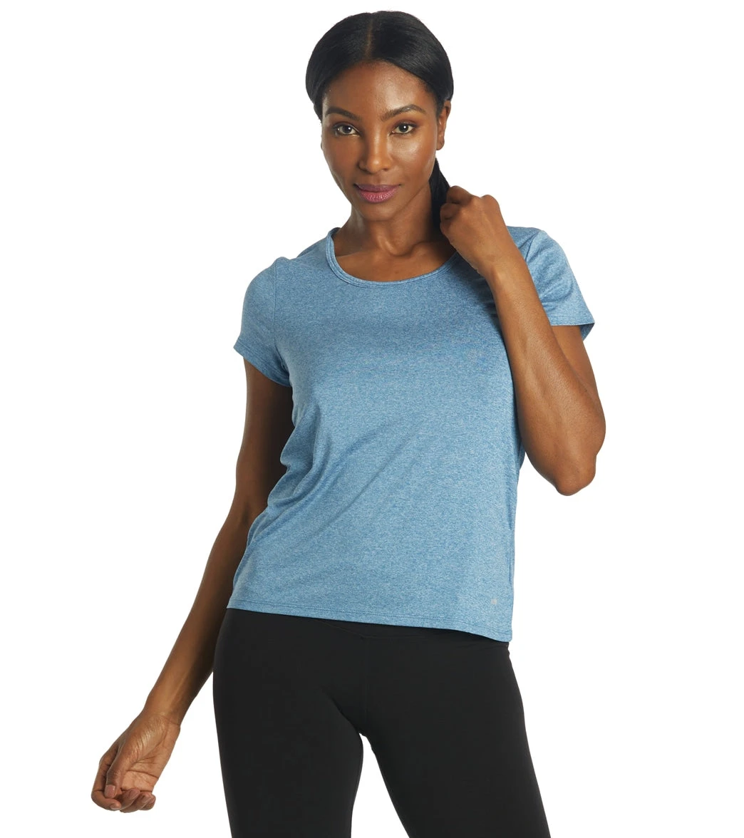 Marika Valery Yoga Tee Heather Vallarta Blue 7 Marika Valery Yoga Tee Heather Vallarta Blue - Image 5