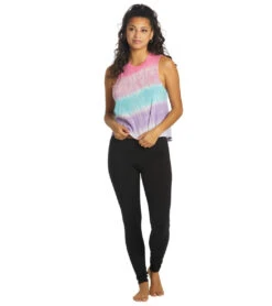 Spiritual Gangster Watercolor Crop Tank Watercolor Wash Tie Dye -Yoga Alliance 6591120572459 watercolorwashtiedye 4a