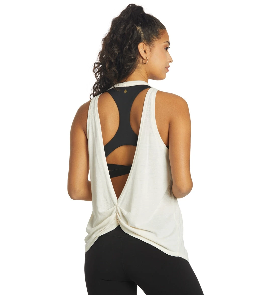 Spiritual Gangster Love More Movement Tank Creamy Stone 4 Spiritual Gangster Love More Movement Tank Creamy Stone - Image 2