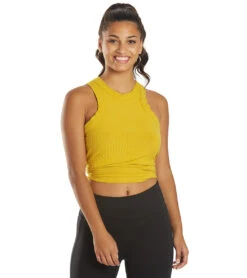 Free People Blissed Out Yoga Tank Sunburst -Yoga Alliance 6619100774443 sunburst