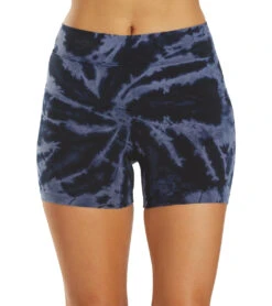 Hard Tail High Rise Yoga Booty Shorts Electric Mineral Wash 8 Indigo -Yoga Alliance 6620209414187 electricmineralwash8indigo