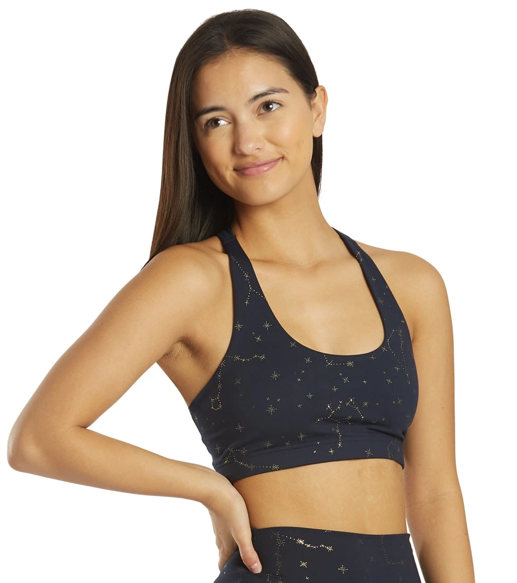 Spiritual Gangster Verve Sports Bra Sapphire Zodiac Shimmer 3 Spiritual Gangster Verve Sports Bra Sapphire Zodiac Shimmer