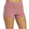 Hard Tail Rolldown Shorts Dusty Rose -Yoga Alliance 6637053378603 dustyrose 2a