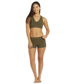 Hard Tail Glove Short Olive Drab -Yoga Alliance 6637055410219 olivedrab 4a