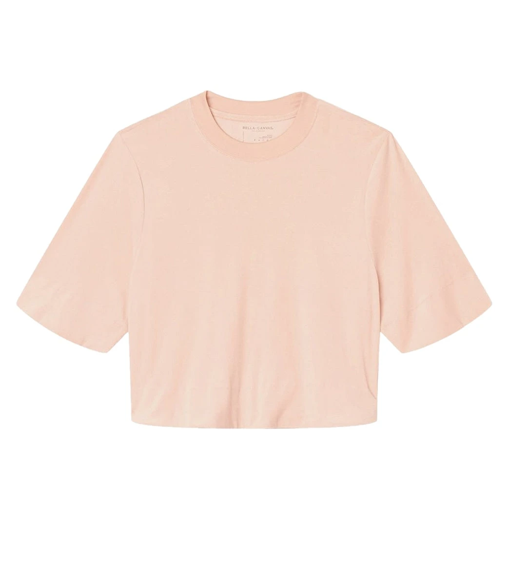 Bella + Canvas Velour Cult Tee Putty 5 Bella + Canvas Velour Cult Tee Putty - Image 3