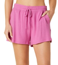 Beyond Yoga On Vacation Shorts Hibiscus Pink -Yoga Alliance 6688795754539 hibiscuspink