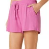 Beyond Yoga On Vacation Shorts Hibiscus Pink 1 Beyond Yoga On Vacation Shorts Hibiscus Pink -Yoga Alliance 6688795754539 hibiscuspink 2a