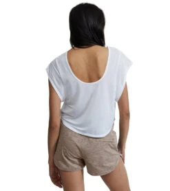 Varley Landon Crop 17 Varley Landon Crop -Yoga Alliance 6707204522027 white 2a