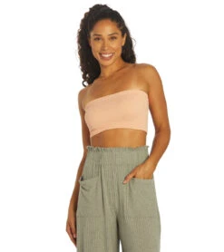 Free People Amelia Bandeau Rose Blush -Yoga Alliance 6799965126699 roseblush 1