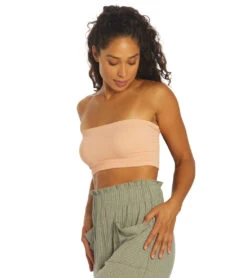 Free People Amelia Bandeau Rose Blush -Yoga Alliance 6799965126699 roseblush 4a 1