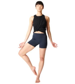 Sweaty Betty All Day 4" Biker Short Navy Blue -Yoga Alliance 6809574244395 navyblue 5a