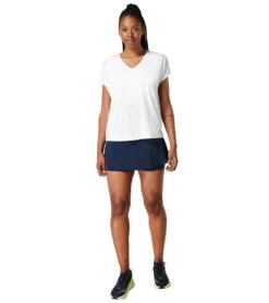 Sweaty Betty Split Back T-Shirt White 10 Sweaty Betty Split Back T-Shirt White -Yoga Alliance 6809577127979 white 4a