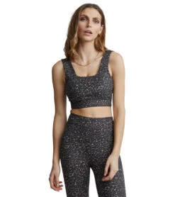 Varley Let's Move Delta Bra Cluster Leopard -Yoga Alliance 6817859731499 clusterleopard