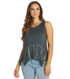 Yak & Yeti Casual Tie Dye Tank -Yoga Alliance 6823872036907 grey 1a