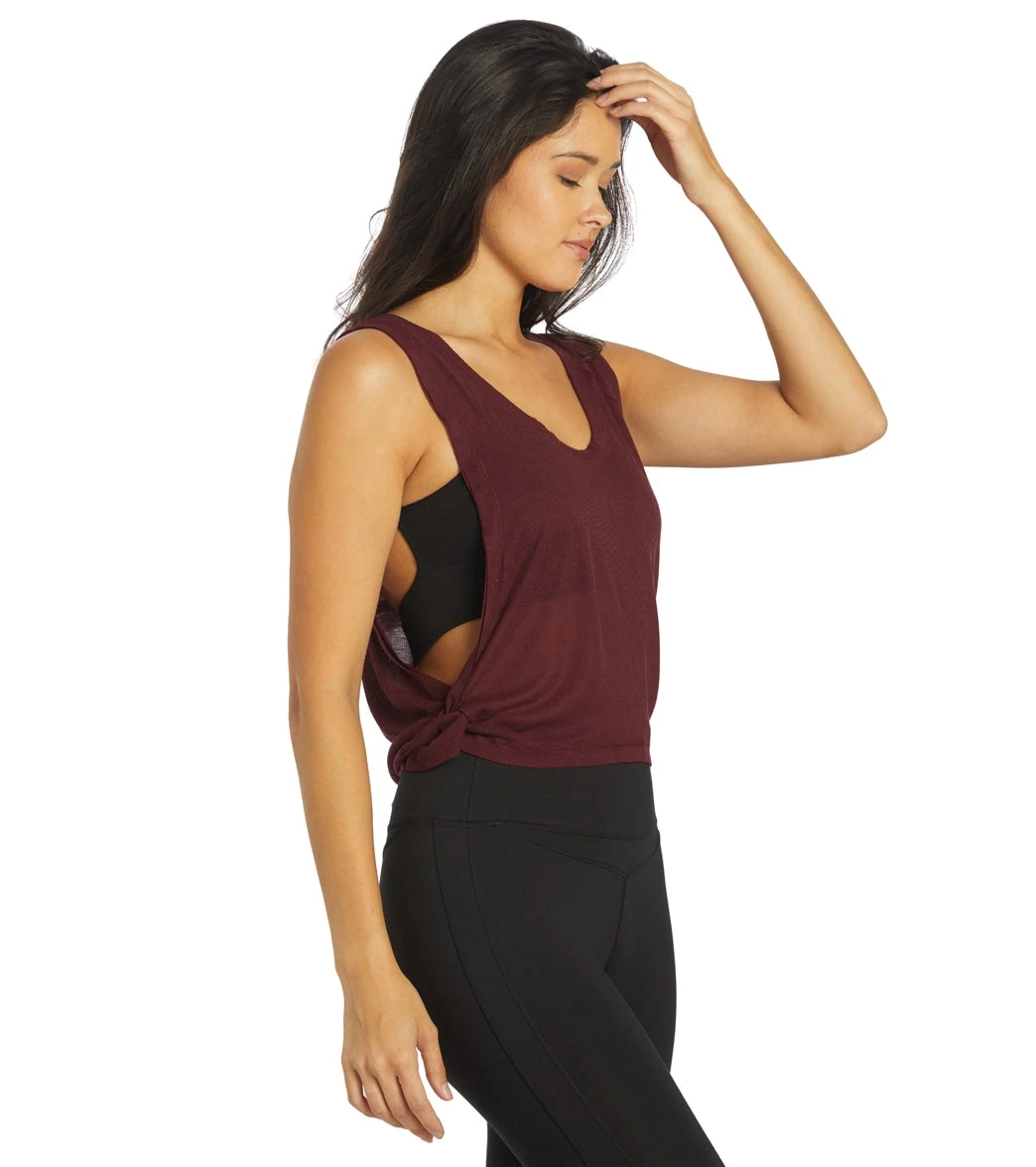 Free People Don't Get It Twisted Tank Cherry Mocha 3 Free People Don't Get It Twisted Tank Cherry Mocha