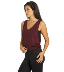 Free People Don't Get It Twisted Tank Cherry Mocha 10 Free People Don't Get It Twisted Tank Cherry Mocha -Yoga Alliance 6846724440107 cherrymocha 5a