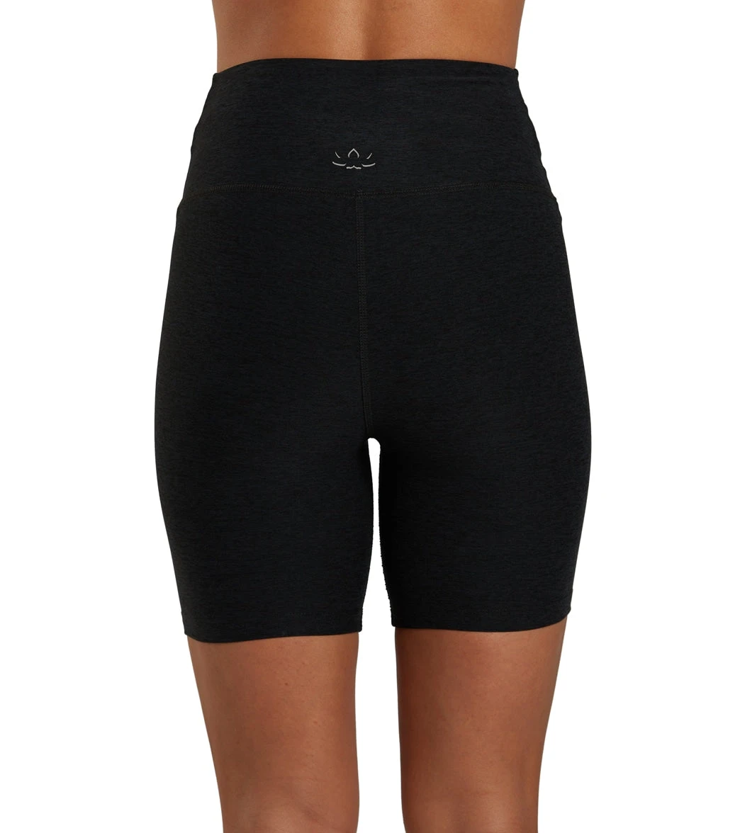 Beyond Yoga Spacedye At Your Leisure High Waisted Biker Shorts Darkest Night 4 Beyond Yoga Spacedye At Your Leisure High Waisted Biker Shorts Darkest Night - Image 2
