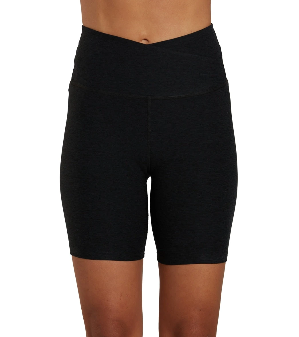 Beyond Yoga Spacedye At Your Leisure High Waisted Biker Shorts Darkest Night 7 Beyond Yoga Spacedye At Your Leisure High Waisted Biker Shorts Darkest Night - Image 5
