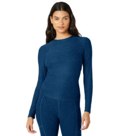 Beyond Yoga Featherweight Inner Circle Pullover 30 Beyond Yoga Featherweight Inner Circle Pullover -Yoga Alliance 6852273799211 celestialblueheather