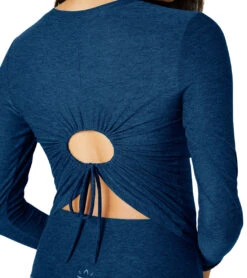 Beyond Yoga Featherweight Inner Circle Pullover 28 Beyond Yoga Featherweight Inner Circle Pullover -Yoga Alliance 6852273799211 celestialblueheather 7a