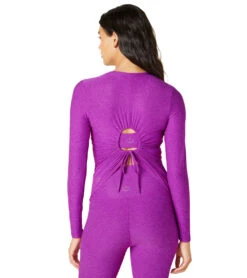 Beyond Yoga Featherweight Inner Circle Pullover 33 Beyond Yoga Featherweight Inner Circle Pullover -Yoga Alliance 6852274159659 vividplumheather 3a