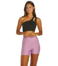 Year Of Ours Work Out Shorts -Yoga Alliance 6855336525867 tulip 4a