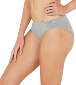 Boody Classic Bikini Underwear -Yoga Alliance 6906602029099 lightgreymarl 2a