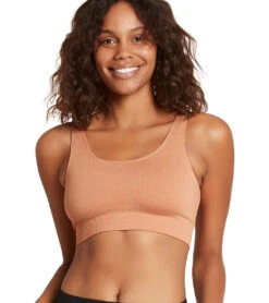 Boody Ribbed Seamless Bra -Yoga Alliance 6906605535275 nude2
