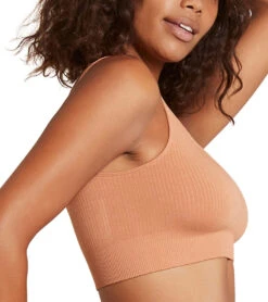 Boody Ribbed Seamless Bra Nude 2