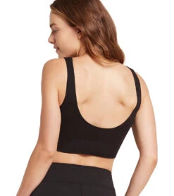 Boody Ribbed Seamless Bra -Yoga Alliance 6906605666347 black 3a 1