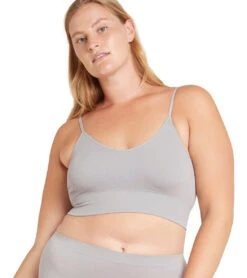 Boody LYOLYTE Ribbed Low Back Bra Mist -Yoga Alliance 6906606551083 mist 1