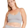 Boody LYOLYTE Ribbed Low Back Bra -Yoga Alliance 6906606551083 mist 1a