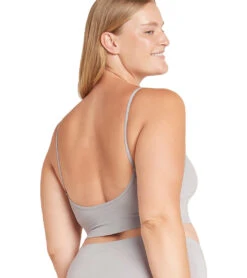 Boody LYOLYTE Ribbed Low Back Bra -Yoga Alliance 6906606551083 mist 3a