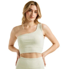 Year Of Ours Ribbed 54 Bra Bone -Yoga Alliance 6932382777387 bone