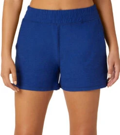 Beyond Yoga Spacedye Trek High Waisted Short Electric Royal Heather -Yoga Alliance 7027742375979 electricroyalheather