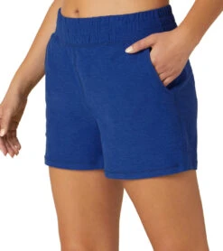 Beyond Yoga Spacedye Trek High Waisted Short Electric Royal Heather