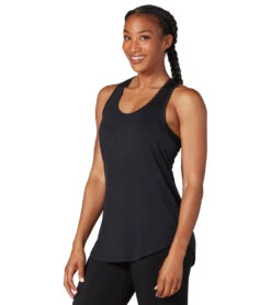 Tavi Twisted Racerback Tank Ebony -Yoga Alliance 7029824847915 ebony