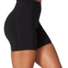 Tavi Stash & Dash Biker Short 6" Ebony -Yoga Alliance 7029827731499 ebony 2a