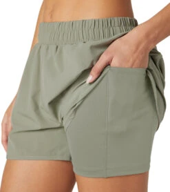 Beyond Yoga In Stride Lined Short 26 Beyond Yoga In Stride Lined Short -Yoga Alliance 7066406551595 greysage 5a
