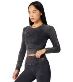 NUX One By One Long Sleeve Black Wash