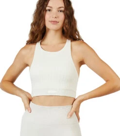 Cream Yoga Sabrina Bra Coconut -Yoga Alliance 7092965244971 coconut