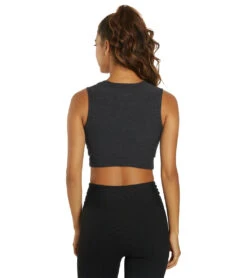 Year Of Ours Diana Bra -Yoga Alliance 7139355459627 heatherblack 3a